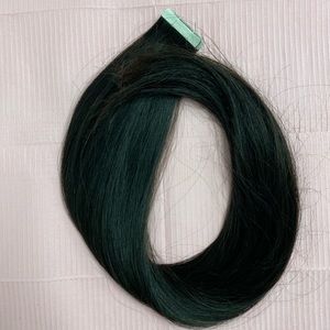 Black #1b Tape In Hair Extensions 20”